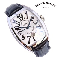 2023 FRANCK MULLER Tonneau Rose Gold Watch for Men Automatic Mechanical Wristwatch Waterproof Luxury Leather Strap Mens Watches