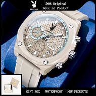PLAYBOY Original 100% Fashion Chronograph Watch Man Waterproof Quartz Watch Birthday Gift 3060