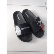 Unisex Brand Hushpupies Premium Slides Original Slides Black And White Slides Slip On Class