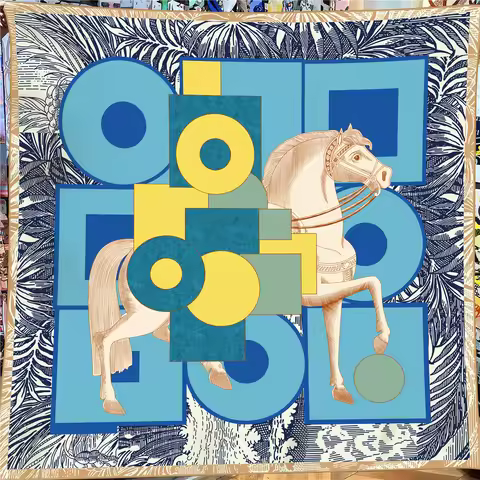 130cm Winter Silk Cashmere Scarf Women Keep Warm Brand Horse Square Scarf Shawl Luxury Pashmina Fash