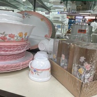 45pcs DINNER SET ARCOPAL (baca dulu, baru order)