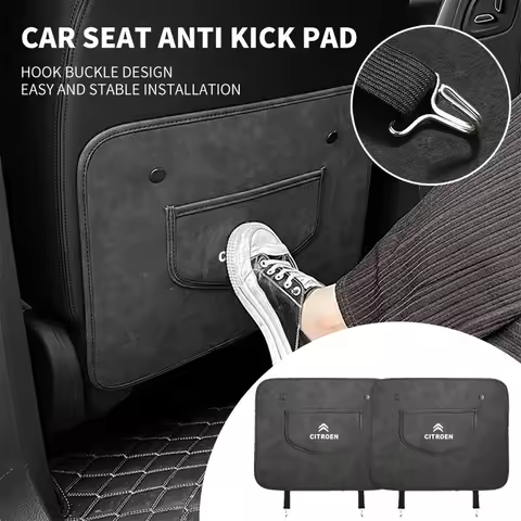 Car Anti Kick Protector Pad Jumpy Auto Accessories For Citroen Berlingo C4 Cactus C2 C Elysee Ds4 Ds