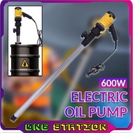 Portable Oil Pump Electric Oil Pump Oil Extractor Pump Drum Pump Electric Barrel Pump Pam Minyak Ele