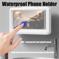 Mobile Phone Holder Bathroom Waterproof And Anti Fog Mobile Phone Holder Rotatable Touch Screen Holder