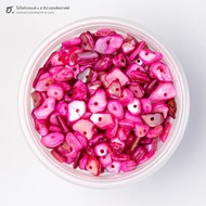 Real Stone Beads Fuchsia Pink