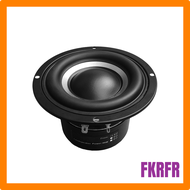 FKRFR Aiyima 1pcs Round Speaker 4 Inch 4ohm/8ohm 40W Woofer with Rubber Edge Speaker for Home Subwoofer Speaker DIY FHSER