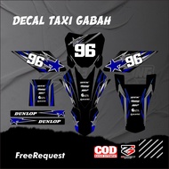 Decal Ojek Gabah Decal Taxi Gabah Yz New Decal Ojek Gabah Vinyl Material Hologram Material Free Cust