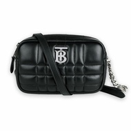BURBERRY 迷你 Rola 絎縫相機包（黑色）A1665