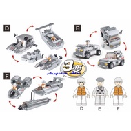 Sluban 3 in 1 Army - Warship Aircraft Carrier 9 in 1 M38 B0537