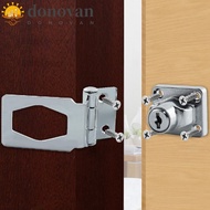 DONOVAN Drawer Lock Keyed Cupboard Locking Hasp Double Security Anti-theft Cabinet Lock