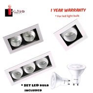 LED DOWNLIGHTS  RECESSES 1L,/2L,/3L SERIES WITH ANTI-GLARE SNOOT