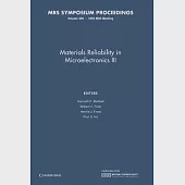 Materials Reliability in Microelectronics III: Volume 309