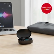 E6S True Wireless Bluetooth Headphones LED Earbuds Waterproof Noise Cancelling Mic Included