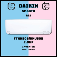 Daikin SMARTO Premium Inverter Wall Mounted R32 2.0HP FTKH50B/RKU50B Smart Control