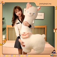 Cute Alpaca Pillow Plushie Doll Cartoon Sheep Animal Soft Comfort Sleep Plush Toy Stuffed Toys Gift