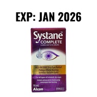 Alcon Systane Complete Lubricant Eye Drops 10ml Irritated Eyes Dry Eyes