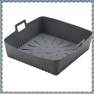 [qingyid002.] 23cm/9Inch Square Large Silicone Air Fryer Liners Mold for  Air Fryer 6-8QT Reusable A