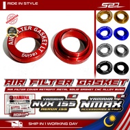 Air Filter Gasket ORI YAMAHA NVX NMAX 155 V2 AEROX PNP 2 PCS Air Filter Cover Retrofit Metal Solid G