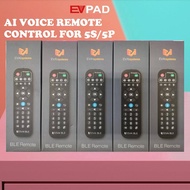 Original EVPAD AI Voice Remote Control EVAI for EVPAD 5S &amp; EVPAD 5P Bluetooth and Voice Remote with Dongle