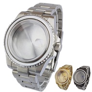 40mm NH35 NH36 Case Oyster Bracelet Sapphire Glass 904L Stainless Steel Watch Modified Bezel Fits NH