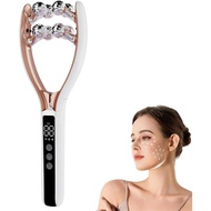 Wireless Facial Massager, 6 Modes & V-Shape Sculpting, 3D Roller Electric Facial Roller for Face and