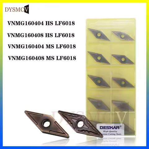 DESKAR 100% original VNMG160404 VNMG160408 VNMG160408 MS LF6018 VNMG331 VNMG332 carbide blade stainl