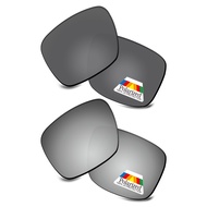 เลนส์โพลาไรซ์2คู่สีดำและสีเงินสำหรับกรอบแว่นกันแดด OO9417 Oakley Holbrook XL ป้องกันรอยขีดข่วนพอดี