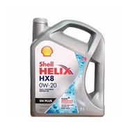 น้ำมันเครื่อง SHELL HELIX HX8 ECO 0W20 ขนาด 3L SHELL น้ำมันเครื่องยนต์เบนซินสังเคราะห์แท้ 100% น้ำมั