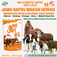 JAMU SAPI HS PENGGEMUK SAPI KAMBING DOMBA KERBAU KUDA VITAMIN HS