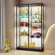手辦展示櫃Figurine display case  玻璃  櫃子  展示櫃 透明  收納柜  防塵#手辦展示櫃#展示櫃#玻璃櫃