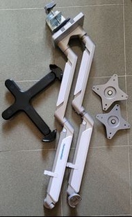 humanmotion dual monitor arms 雙臂螢幕支架