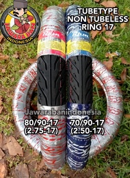 Ban Motor Bebek Ring 17 Motif Bintang Mirip IRC Untuk Supra Revo Kharisma Astrea Legenda Jupiter Veg