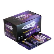 ถ่าน Patriot Premium Alkaline size AAA 12 แพ็ค/กล่อง (แพ็ค 3 ก้อน)