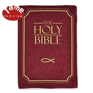 Cozy Faith Bible Pillow - Plush Book Shape with Bible Verse, Perfect Christian Gift for Kids and Adu
