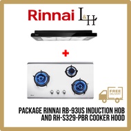 [BUNDLE] Rinnai RB-93US Induction Hob and RH-S329-PBR Cooker Hood