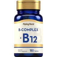 B Complex Plus Vitamin B-12 180 Tablets