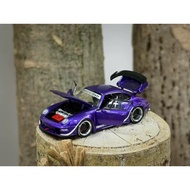 [Ready Stock Orphan] PGM 1/64 RWB 993 Metal Purple, Alloy Material, 1/64 Scale, Original Pack Unopen