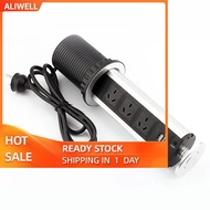 Aliwell USB Socket Pull Up Home Kitchen Office Worktop Desk Outlet Sockets TP With 4 Power Point Au Plug