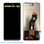 Hot Sale PlayfulPlace หน้าจอแสดงผล LCD สำหรับ tecno Spark Go 2023 2024 Spark 6 Go 10 20 Pro 8C 10C P