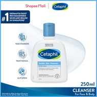 CETAPHIL Gentle Skin Cleanser 250ml Hydrating Face & Body Wash for Sensitive, Dry Skin, Soap-Free