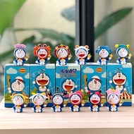 Model Patung Kartun Klasik Doraemon 12 Buruj, Hiasan Kereta Doraemon, Anak Patung Lelaki Gemuk Biru