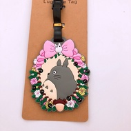 UFPQ Cartoon Luggage Tag My Neighbor Totoro Coal Ball Spirited Away Hayao Miyazaki Trailer Tag Name 