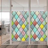 45cm/60cm/90cm x 2m Frosted Glass Sticker Window Sticker Privacy Window Film Glass Door Film Self-Ad