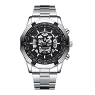 [Ready Stock] BINBOND HXS034 Hot Sale Fashion Casual Luminous Hollow Men Quartz Watch