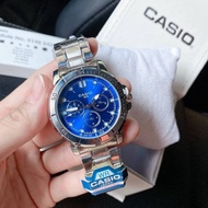 DD Watch !!New นาฬิกาข้อมือผู้ชาย นาฬิกาผู้ชายCasio นาฬิกาข้อมือ นาฬิกาคาสิโอCasio รุ่นใหม่ เรียบหรู สวยดูดี เลสหนา สายสแตนเลส