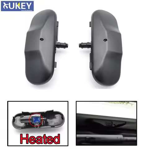 Xukey X2 Front Windshield Washer Nozzles Jet Heated For Audi TT A1 8X A4 B8 Q3 Q5 Q7 4L Front Window