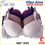 C cup 38C-44C Wired Bra Baju Dalam Wanita Ladies Bra 20230