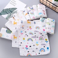 Baby Handkerchief 6 layer Sapu Tangan Cotton Soft Six Layers Gauze Newborn Baby Towel Wash Cloth 婴儿 