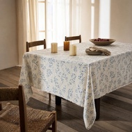 New Vintage Tablecloth 160x80cm Rustic Style Cotton Material Decorating Dining Table, Tea Party, Wed