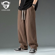 EAGLADE Tactical Cargo Baggy Loose Pants for Men K2148 in Coffee B02